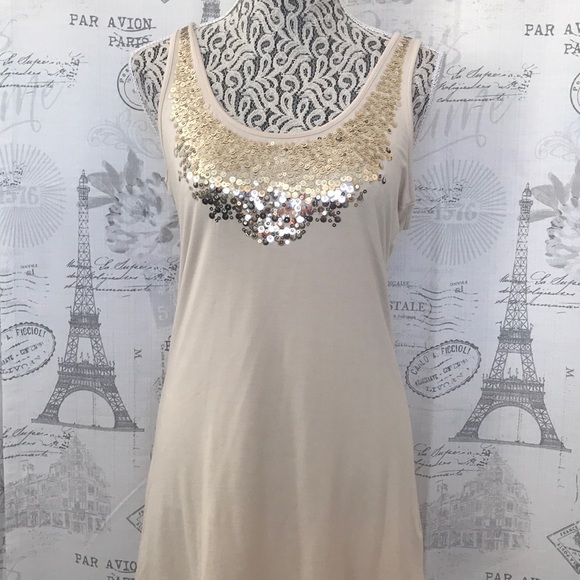 New York & Company Tops - New York & Co NWT Sequin Tank Large